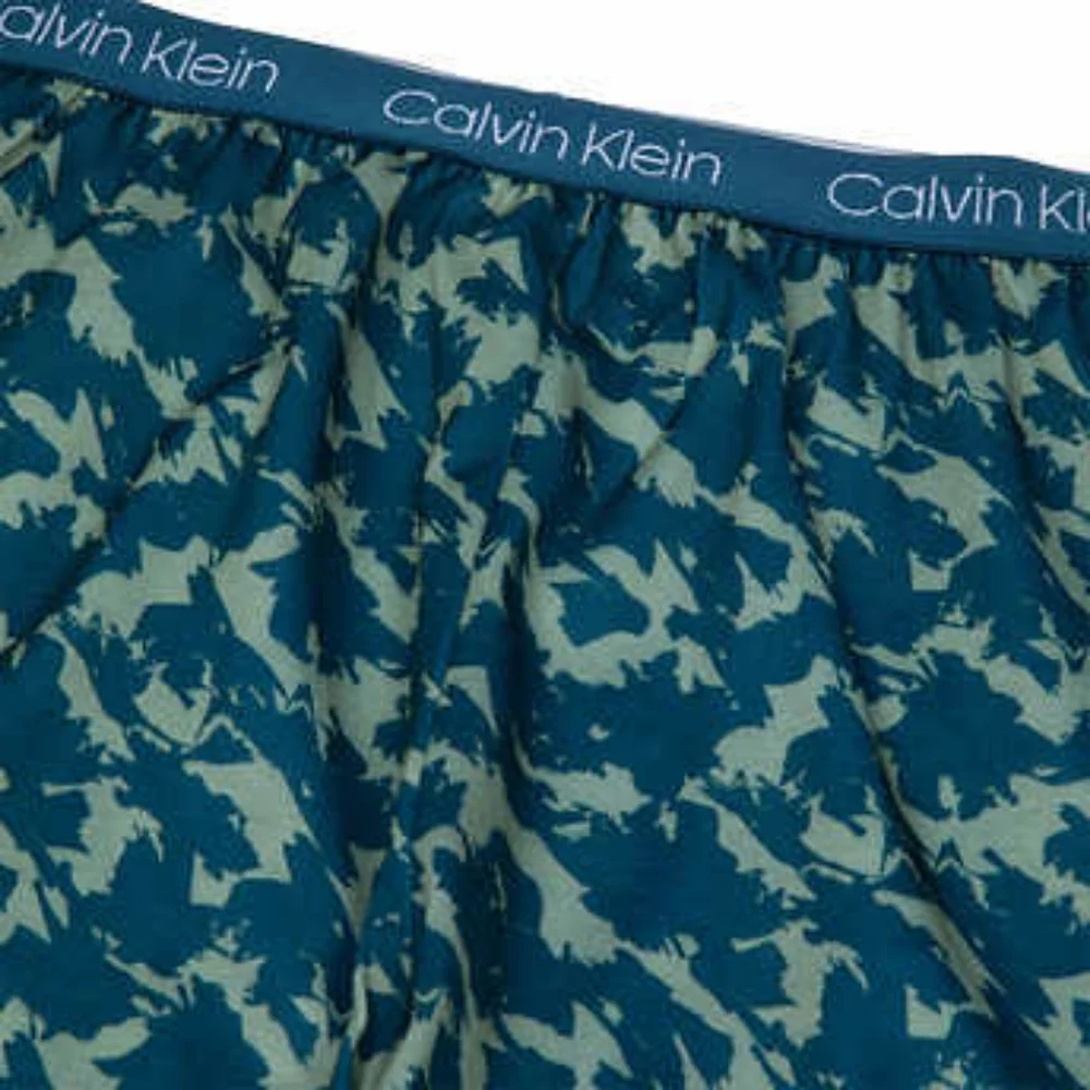 Calvin Klein Youth 4-piece Pajama Set, Camo